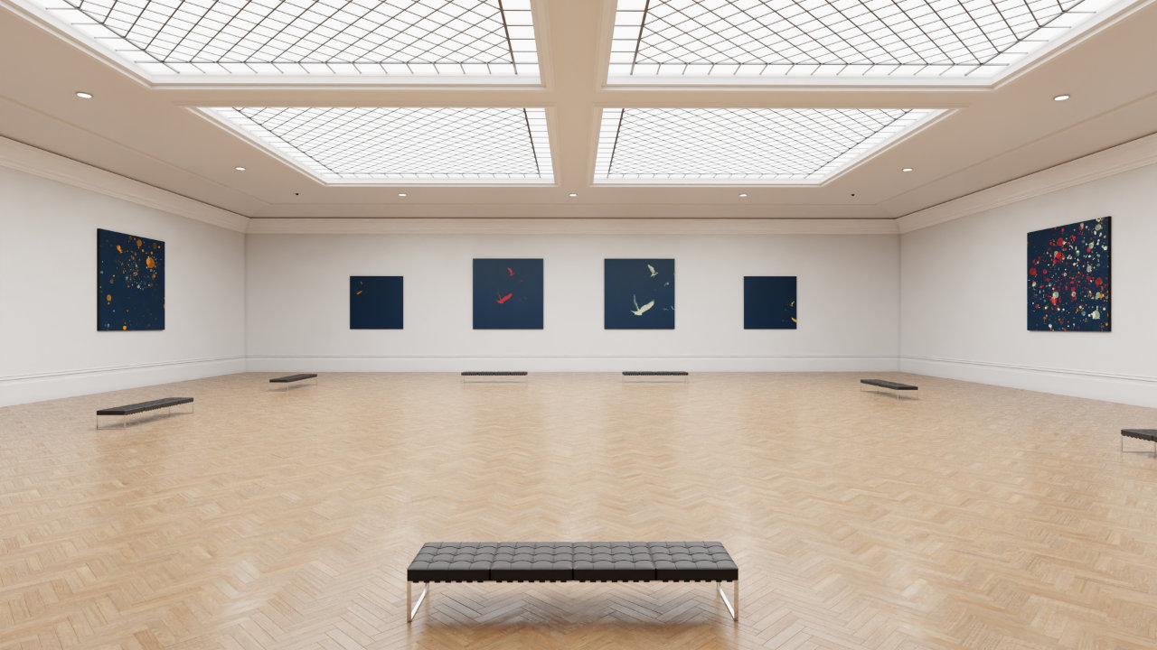 Museum gallery interior